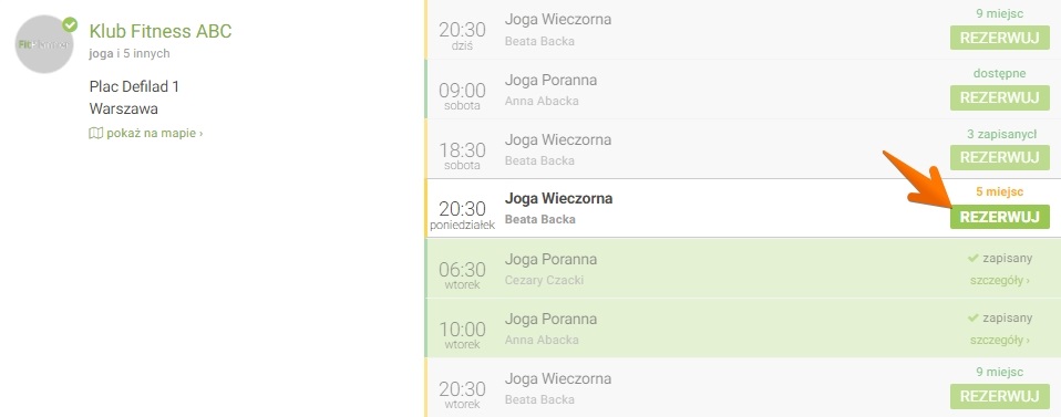 zapisy-warszawa-joga-fitplanner