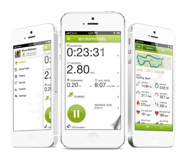 Aplikacja fitness Endomondo