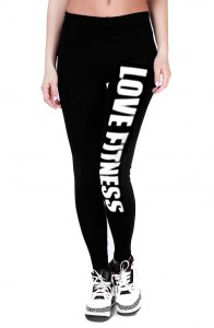 Legginsy "I love Fitness" dla niej